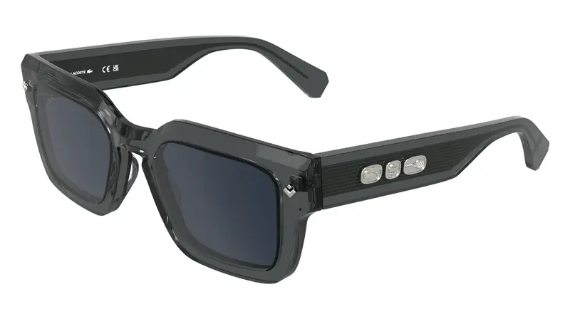 Unisex L6071S 035 Occhiali da sole Acetato Grigio Blu Squadrata Normale