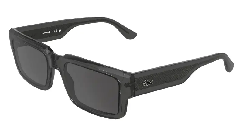 Unisex Lacoste L6082S 035 Occhiali da sole Bio-iniettato Grigio Grigio Squadrata Normale