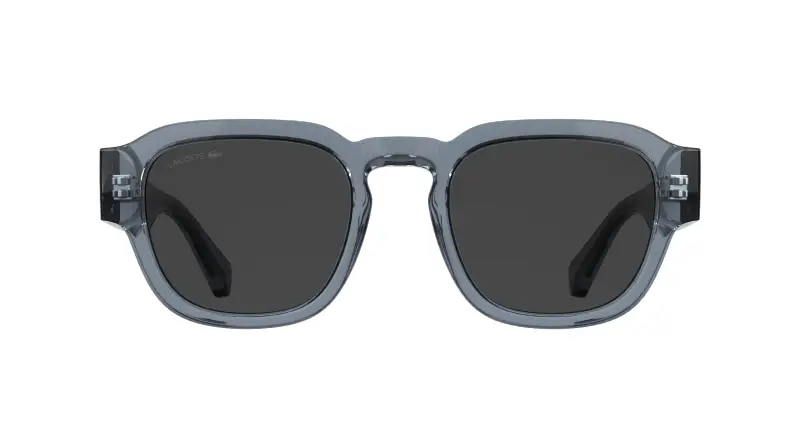 Unisex Lacoste L6090S 035 Occhiali da sole Bio-iniettato Grigio Grigio Squadrata Normale miniatura 2