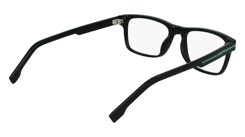 Lacoste Uomo E7578F1 DROPPED 001 Montature da vista Bio-iniettato Nero Squadrata Normale Fotocromatiche miniatura 3