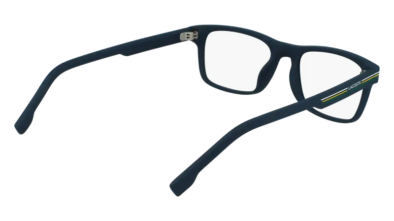 Lacoste Uomo E7578F1 DROPPED 401 Montature da vista Bio-iniettato Blu Squadrata Normale Fotocromatiche miniatura 3