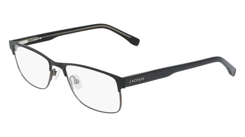Lacoste Uomo L2217 001 Montature da vista Metallo Nero  Squadrata Normale Fotocromatiche