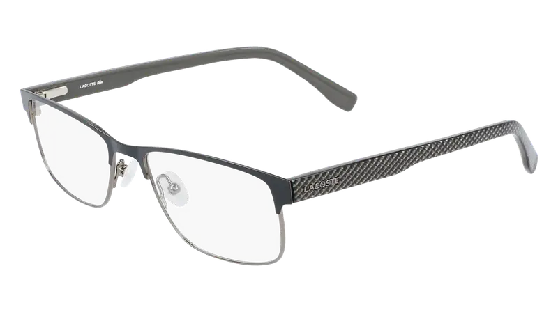 Lacoste Uomo L2217 033 Montature da vista Metallo Canna di fucile  Squadrata Normale Fotocromatiche