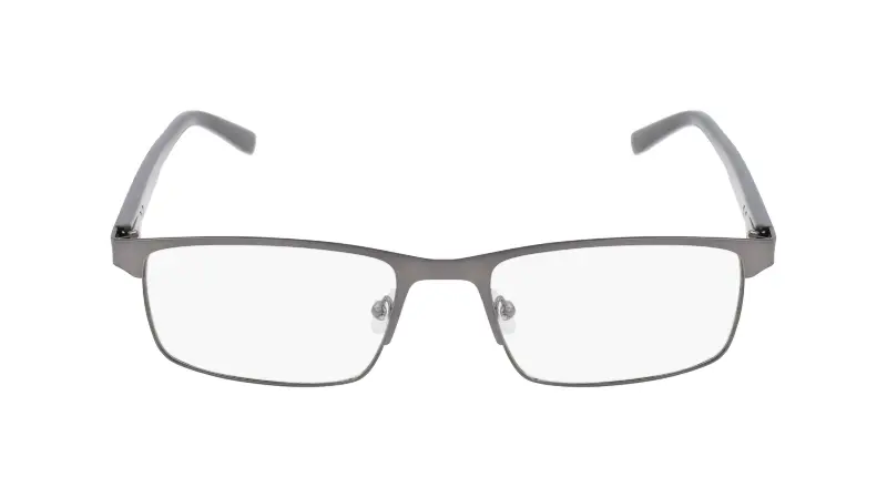 Uomo L2271 033 Montature da vista Metallo Grigio Squadrata Normale Normale miniatura 2