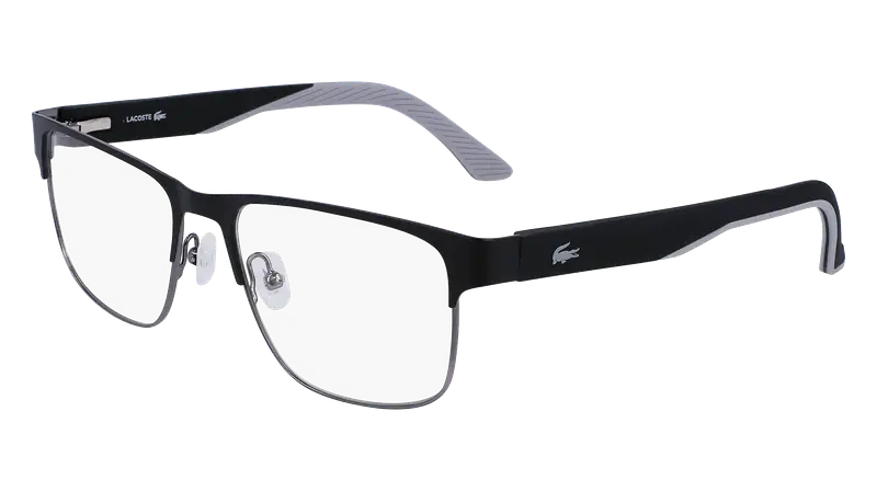 Lacoste Uomo L2291 001 Montature da vista Metallo Nero  Squadrata Normale Normale