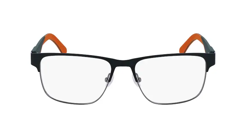 Uomo L2291 318 Montature da vista Metallo Verde Squadrata Normale Normale miniatura 2