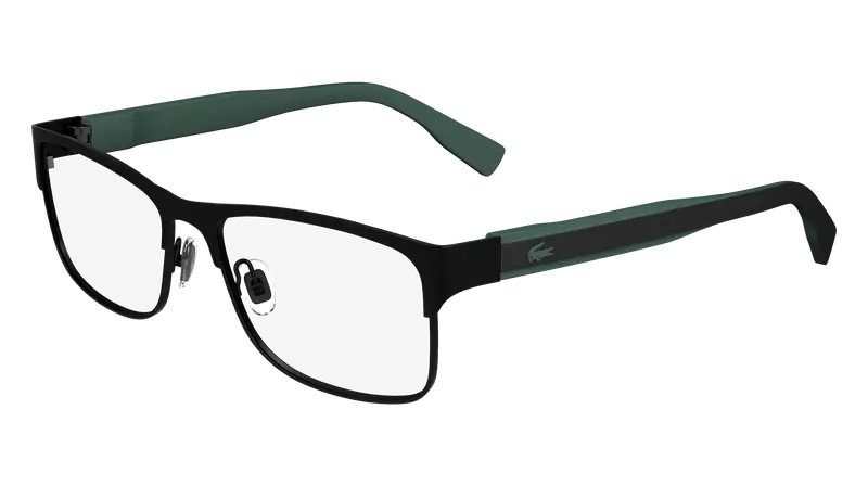 Lacoste Uomo L2294 002 Montature da vista Metallo Nero  Squadrata Normale Normale