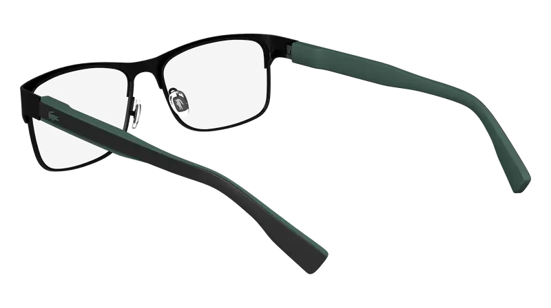 Lacoste Uomo L2294 002 Montature da vista Metallo Nero Squadrata Normale Normale miniatura 2