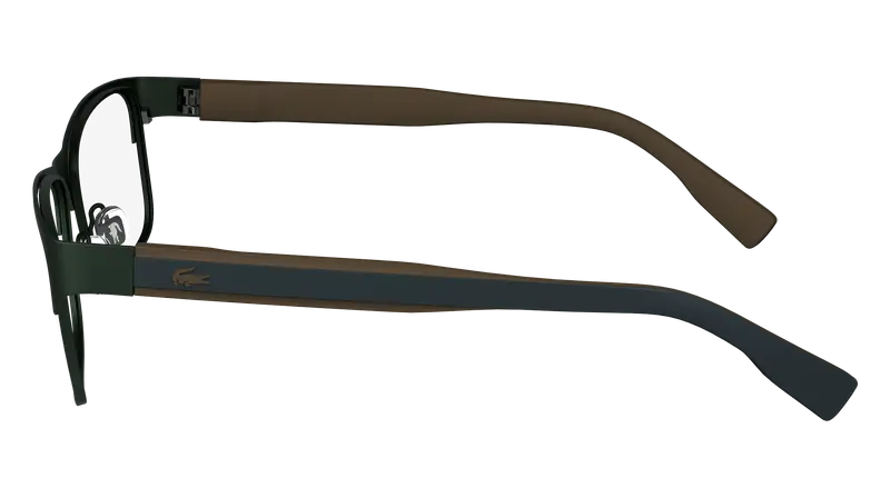 Lacoste Uomo L2294 301 Montature da vista Metallo Verde Squadrata Normale Normale miniatura 3