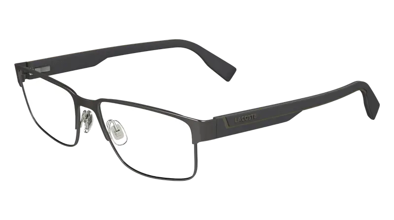 Lacoste Uomo L2298 033 Montature da vista Metallo Canna di fucile  Squadrata Normale Normale