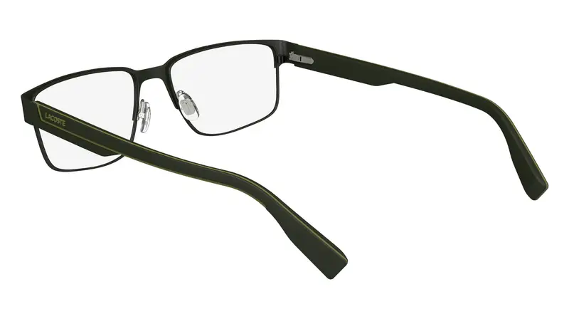 Lacoste Uomo L2298 275 Montature da vista Metallo Verde Squadrata Normale Normale miniatura 2