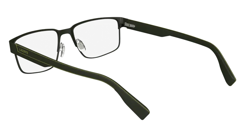 Lacoste Uomo L2298 275 Montature da vista Metallo Verde Squadrata Normale Normale miniatura 2