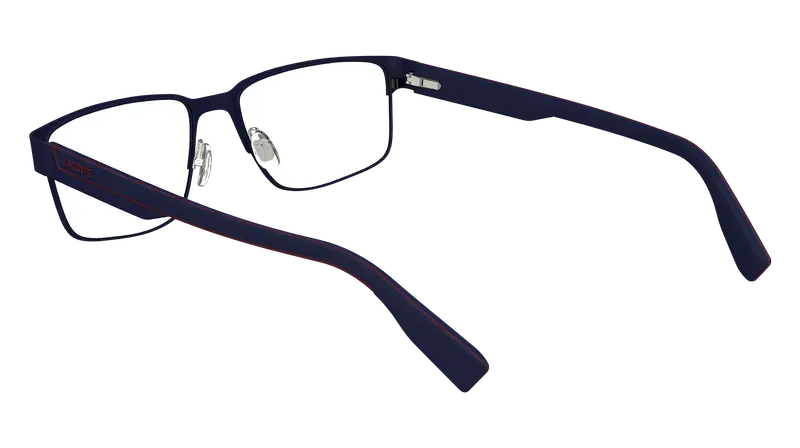 Lacoste Uomo L2298 424 Montature da vista Metallo Blu Squadrata Normale Normale miniatura 2