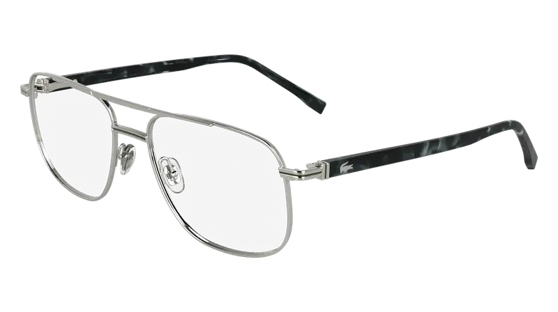 Lacoste Uomo L2302 045 Montature da vista Metallo Argento  Squadrata Normale