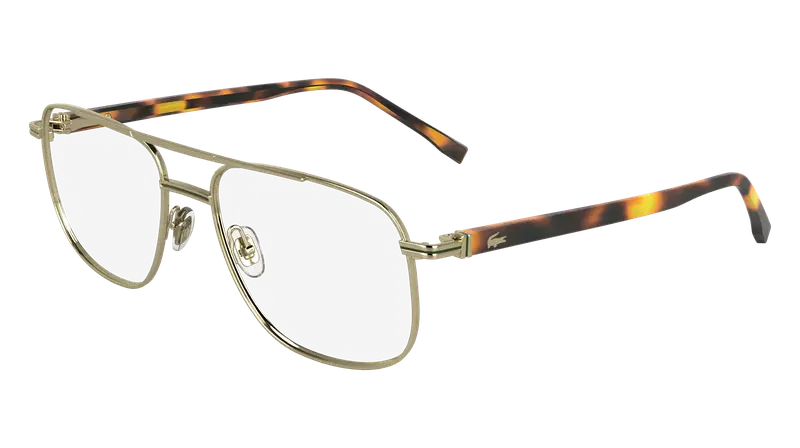 Lacoste Uomo L2302 714 Montature da vista Metallo Oro  Squadrata Normale