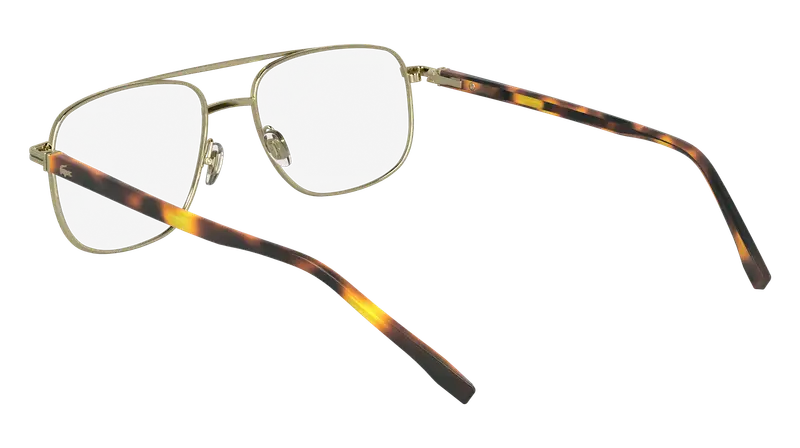 Lacoste Uomo L2302 714 Montature da vista Metallo Oro Squadrata Normale miniatura 2