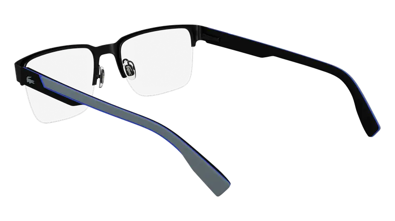 Lacoste Uomo L2305 001 Montature da vista Metallo Nero Squadrata Normale miniatura 2