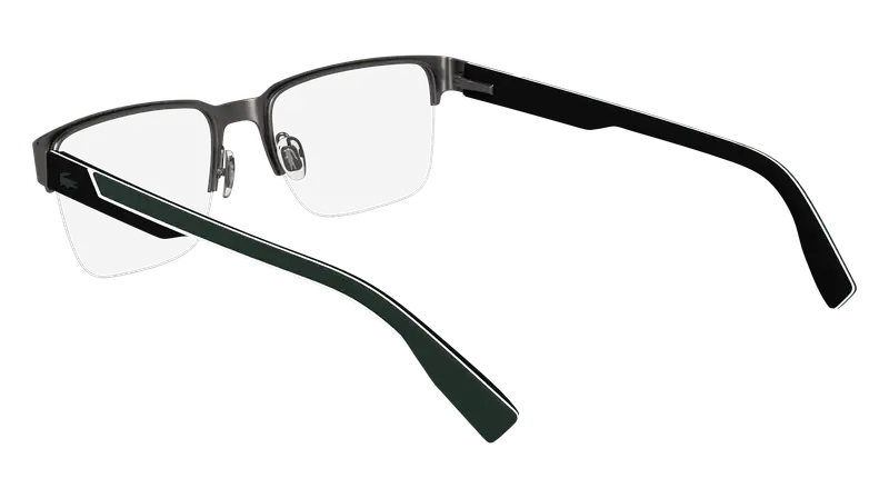 Lacoste Uomo L2305 038 Montature da vista Metallo Canna di fucile Squadrata Normale miniatura 2