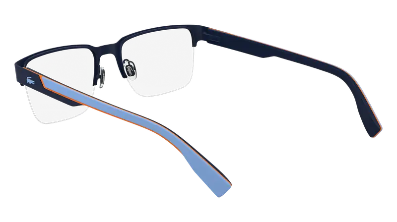 Lacoste Uomo L2305 410 Montature da vista Metallo Blu Squadrata Normale miniatura 2