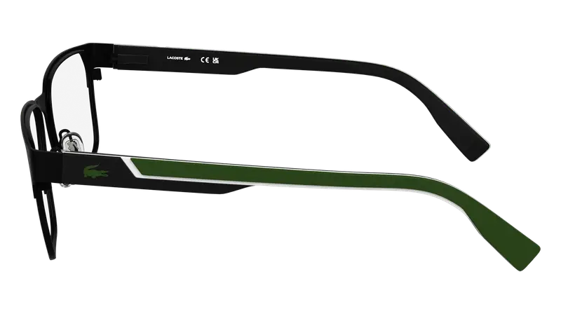 Lacoste Uomo L2306 002 Montature da vista Metallo Nero Squadrata Normale miniatura 2