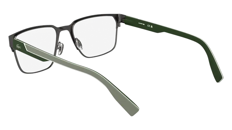 Lacoste Uomo L2306 035 Montature da vista Metallo Canna di fucile Squadrata Normale miniatura 3