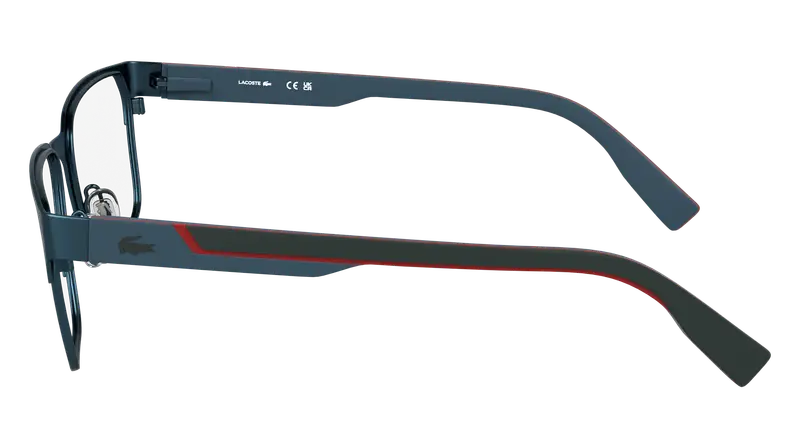 Lacoste Uomo L2306 424 Montature da vista Metallo Blu Squadrata Normale miniatura 2