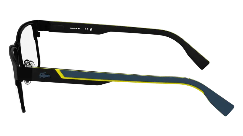 Lacoste Uomo L2307MAG-SET 002 Montature da vista Metallo Nero Squadrata Normale miniatura 2