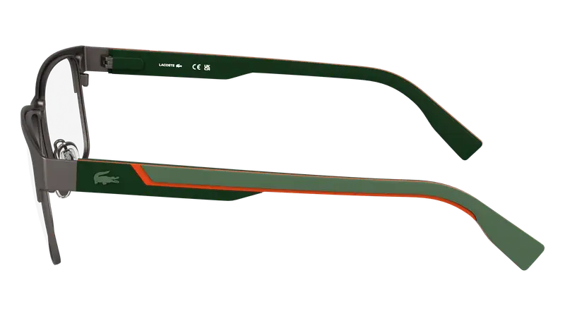 Lacoste Uomo L2307MAG-SET 033 Montature da vista Metallo Canna di fucile Squadrata Normale miniatura 2