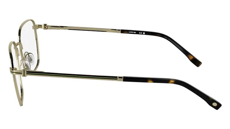 Lacoste Uomo L2311 714 Montature da vista Metallo Oro Squadrata Normale miniatura 2