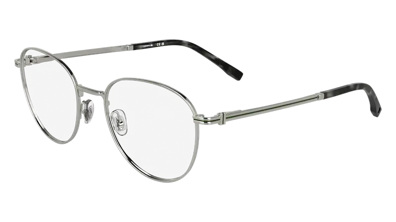 Lacoste Uomo L2312 45 Montature da vista Metallo Argento Squadrata Normale