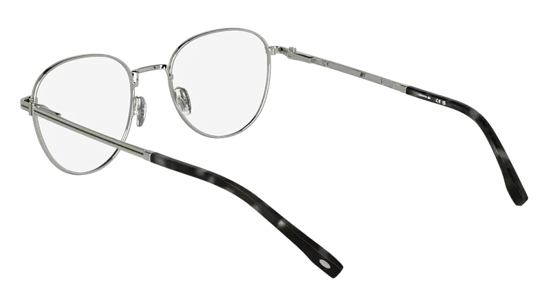 Lacoste Uomo L2312 45 Montature da vista Metallo Argento Squadrata Normale miniatura 3