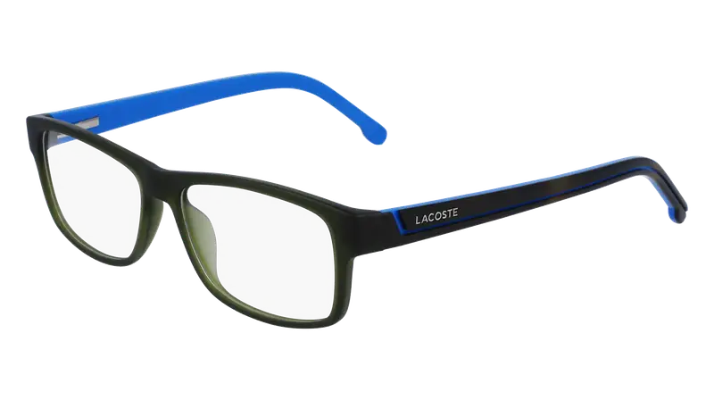 Lacoste Uomo L2707 275 Montature da vista Bio-iniettato Marrone  Squadrata Fotocromatiche Fotocromatiche