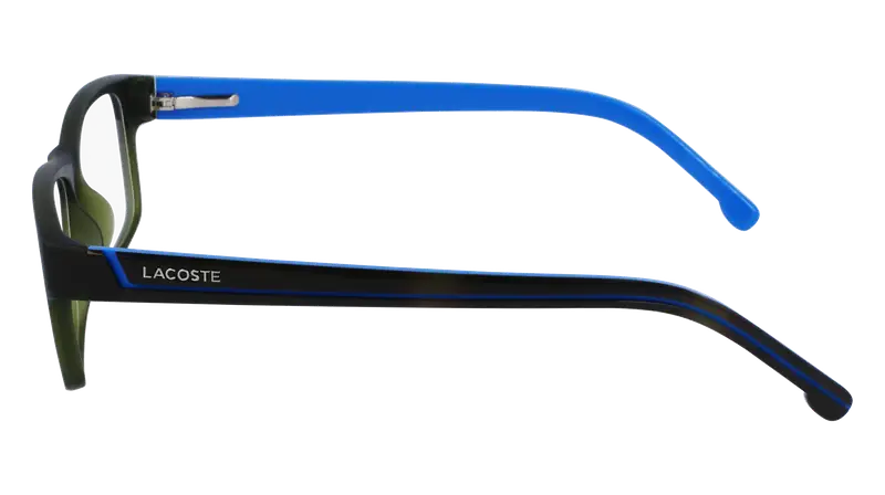 Lacoste Uomo L2707 275 Montature da vista Bio-iniettato Marrone Squadrata Fotocromatiche Fotocromatiche miniatura 2