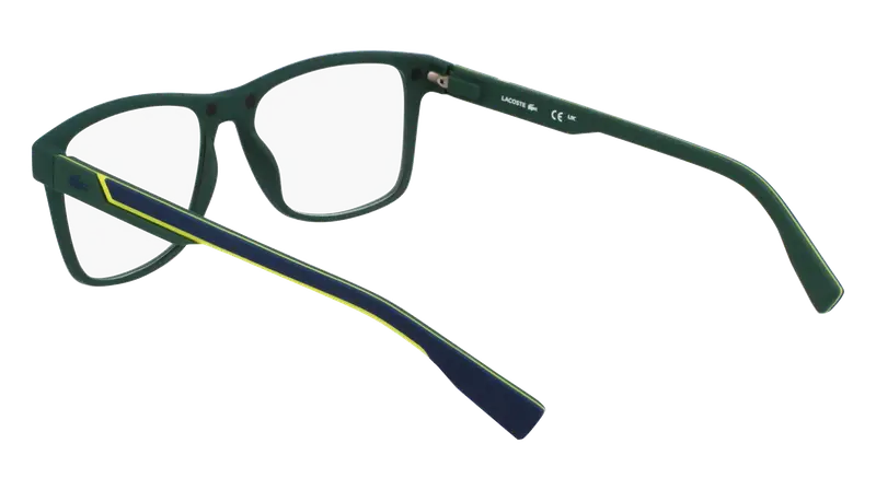 Lacoste Uomo L2707MAG-SET 301 Montature da vista Bio-iniettato Verde Squadrata Normale miniatura 2