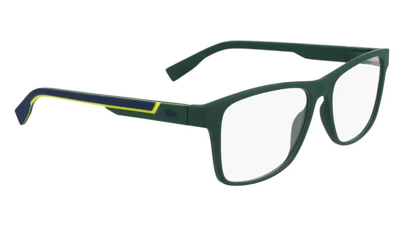 Lacoste Uomo L2707MAG-SET 301 Montature da vista Bio-iniettato Verde Squadrata Normale miniatura 3