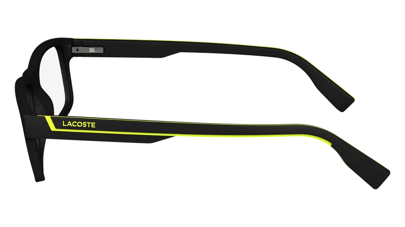 Lacoste Uomo L2707N 002 Montature da vista Bio-iniettato Nero Squadrata Normale Normale miniatura 2