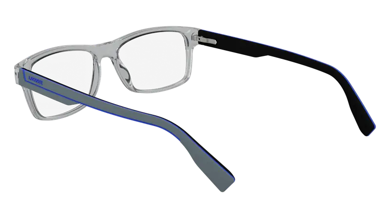 Lacoste Uomo L2707N 038 Montature da vista Bio-iniettato Grigio Squadrata Normale miniatura 2