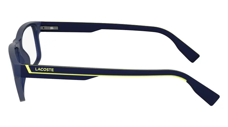 Uomo L2707N 424 Montature da vista Bio-iniettato Blu Squadrata Normale Normale miniatura 3