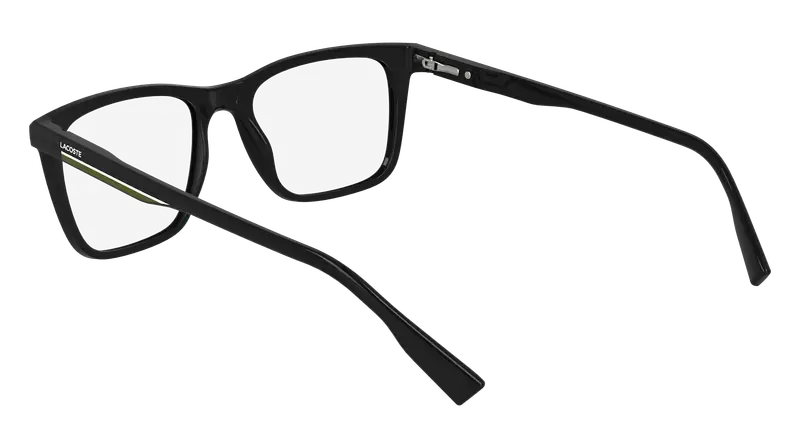 Lacoste Uomo L2960 001 Montature da vista Bio-iniettato Nero Squadrata Normale miniatura 2