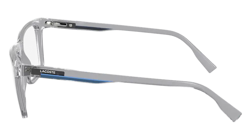 Lacoste Uomo L2960 035 Montature da vista Bio-iniettato Grigio Squadrata Normale miniatura 3