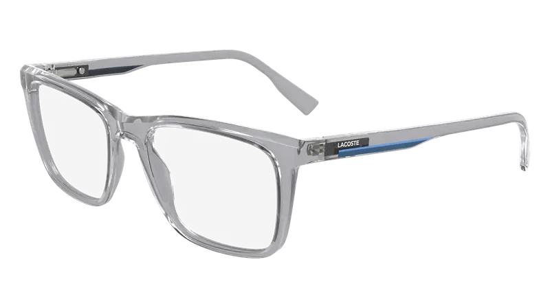 Lacoste Uomo L2960 035 Montature da vista Bio-iniettato Grigio  Squadrata Normale