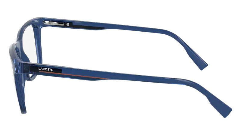 Lacoste Uomo L2960 410 Montature da vista Bio-iniettato Blu Squadrata Normale miniatura 3