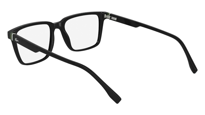 Lacoste Uomo L2963 001 Montature da vista Bio-iniettato Nero Squadrata Normale miniatura 2