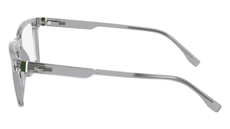 Lacoste Uomo L2963 035 Montature da vista Bio-iniettato Grigio Squadrata Normale miniatura 3