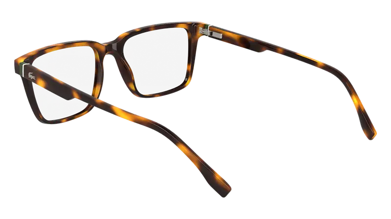 Lacoste Uomo L2963 214 Montature da vista Bio-iniettato Havana Squadrata Normale miniatura 2