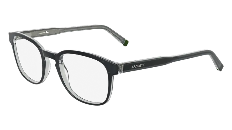 Lacoste Uomo L2964 001 Montature da vista Bio-iniettato Nero  Squadrata Normale