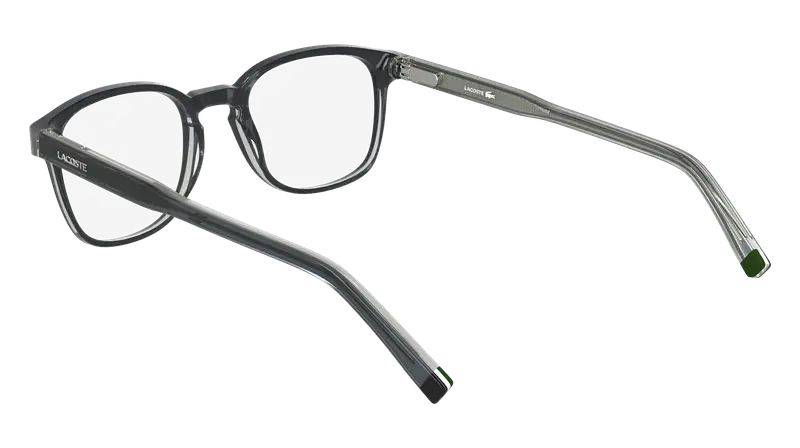 Lacoste Uomo L2964 001 Montature da vista Bio-iniettato Nero Squadrata Normale miniatura 2