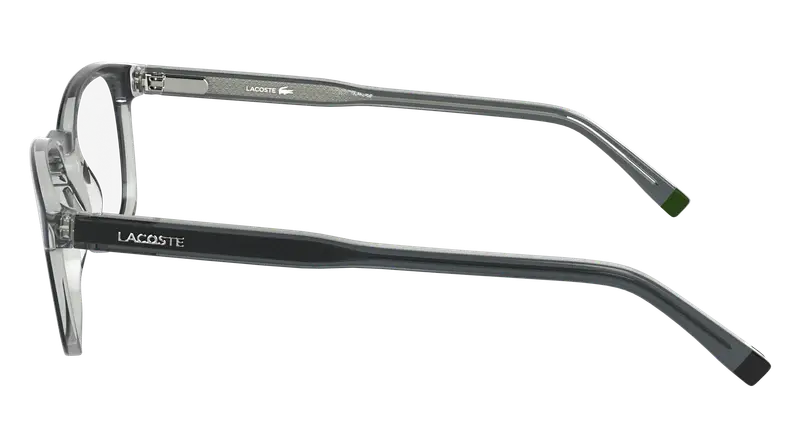 Lacoste Uomo L2964 001 Montature da vista Bio-iniettato Nero Squadrata Normale miniatura 3