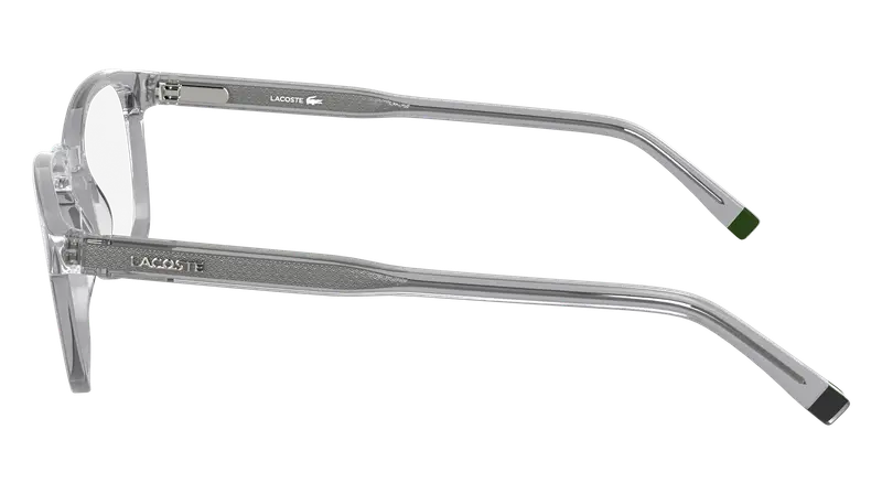 Lacoste Uomo L2964 035 Montature da vista Bio-iniettato Grigio Squadrata Normale miniatura 2