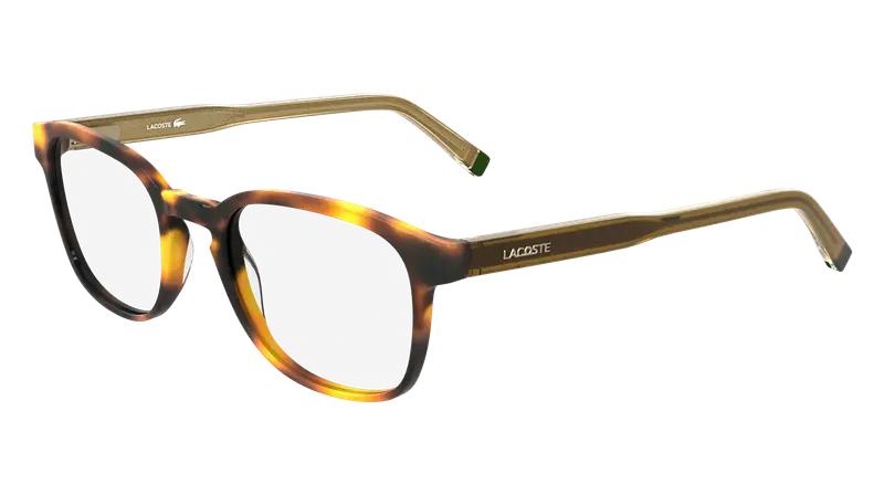 Lacoste Uomo L2964 214 Montature da vista Bio-iniettato Havana  Squadrata Normale